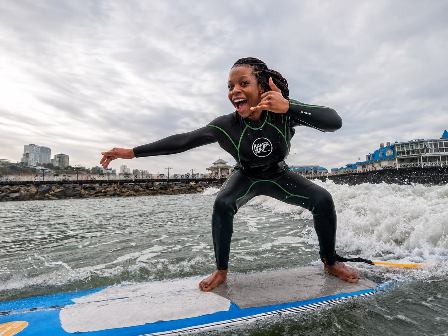 Personalized Lesson at Playa Makaha, Miraflores, Lima